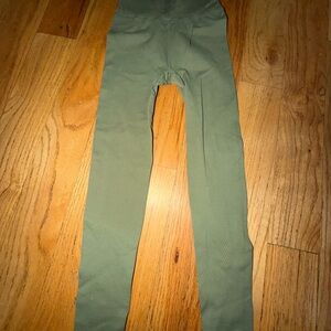 Calvin Klein Olive Green Kids Leggings